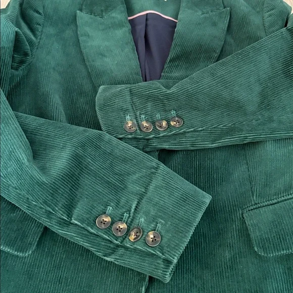Boden Corduroy Dark Green Blazer Size 4 Women’s #U0062 - Picture 5 of 9
